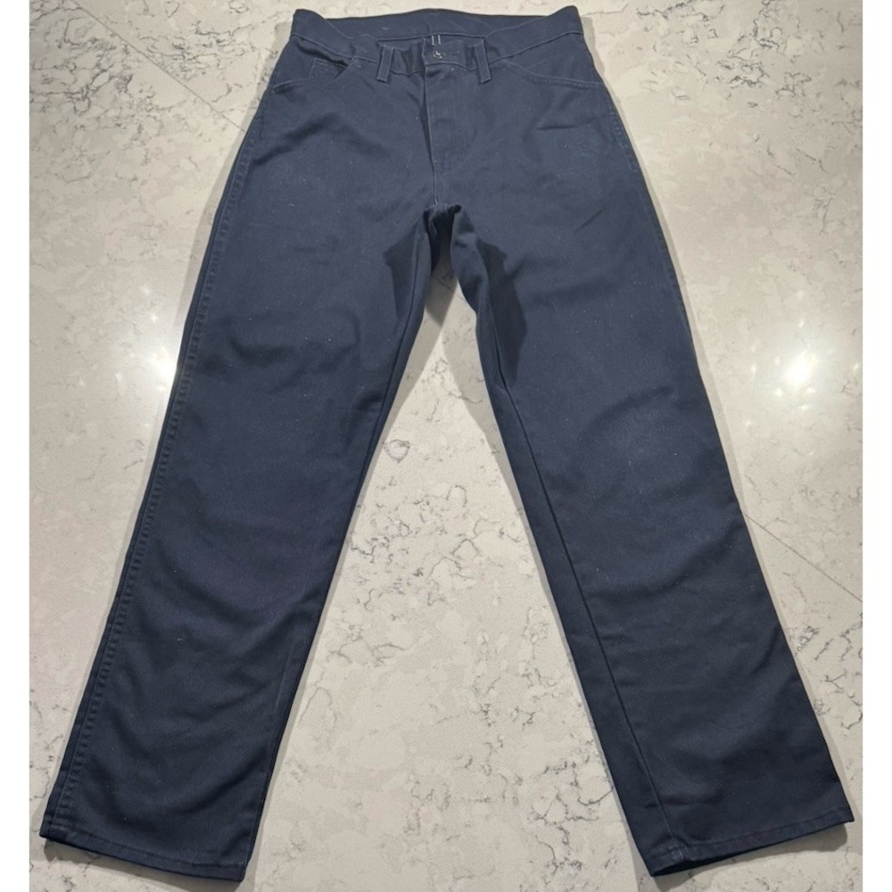 Dickies StayDark Work Pants Mens 30x32 Navy Blue Regular Fit 5-Pocket C7988DN